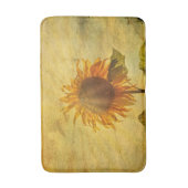 Große Sonnenblume Badematte (Vorderseite Vertikal)