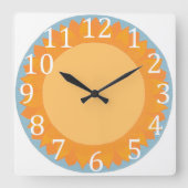 Große Sonnenblume, blühende Wanduhren (Vorderseite)