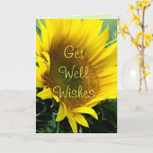 Große Sonnenblume erhalten Brunnen, oder Karte (Gelbe Blume)