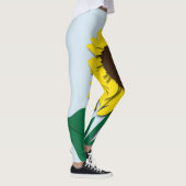 Große Sonnenblume-Leggings Leggings (Rechts)