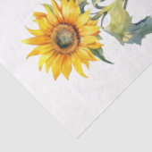 Große Sonnenblumen Deko Seidenpapier (Ausschnitt)