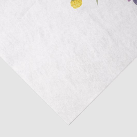 Große Sonnenblumen und gemischtes Florals Bouquet Seidenpapier (Ausschnitt)