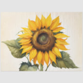 Große Sonnenblumenspulpapier für Decoupage Seidenpapier (Vorderseite)