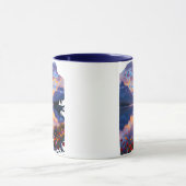 Große Sonnenuntergänge aus rauchigen Bergen Tasse (Zentrum)