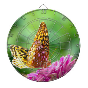 Große Spangled Fritillary Dartscheibe
