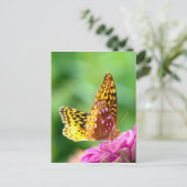 Große Spangled Fritillary Postkarte (Stehend Vorderseite)