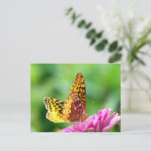 Große Spangled Fritillary Postkarte (Stehend Vorderseite)