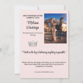 Große Speicherkarte | Rose Gold Blush (Rückseite)