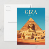 Große Sphinx Ägypten Postkarte (Vorne/Hinten)