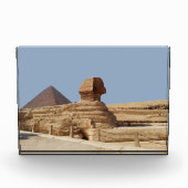 Große Sphinx auf dem Plateau von Gizeh. Ägypten, A Fotoblock (Vorderseite)