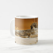 Große Sphinx aus Gizeh - Afrika - Ägypten Kaffeetasse (Vorderseite Links)