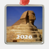 Große Sphinx aus Gizeh, Ägypten Ornament Aus Metall (Vorne)