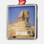 Große Sphinx aus Gizeh, Ägypten Ornament Aus Metall (Links)