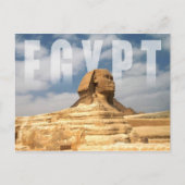 Große Sphinx aus Gizeh in Ägypten Postkarte (Vorderseite)