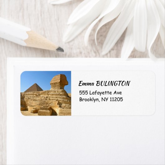 Große Sphinx aus Gizeh mit Ghafre-Pyramide - Ägypt (Insitu)