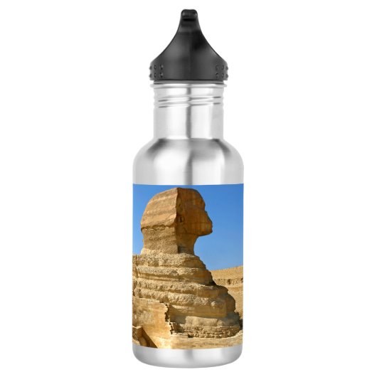 Große Sphinx aus Gizeh mit Ghafre-Pyramide - Ägypt Edelstahlflasche (Rechts)