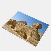 Große Sphinx aus Gizeh mit Ghafre-Pyramide - Ägypt Fußmatte (Schrägansicht)