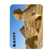 Große Sphinx aus Gizeh mit Ghafre-Pyramide - Ägypt Magnet (Vertikal)