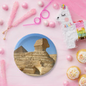 Große Sphinx aus Gizeh mit Ghafre-Pyramide - Ägypt Pappteller (Party)