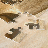 Große Sphinx aus Gizeh mit Ghafre-Pyramide - Ägypt Puzzle (Seite)