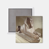 Große Sphinx aus Tanis (Granit) Magnet (Vorderseite/Rückseite)