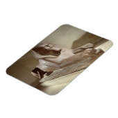 Große Sphinx aus Tanis (Granit) Magnet (Linke Seite)