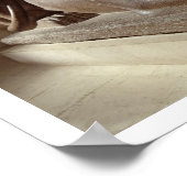 Große Sphinx aus Tanis (Granit) Poster (Ecke)
