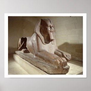 Große Sphinx aus Tanis (Granit) Poster