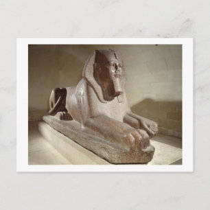 Große Sphinx aus Tanis (Granit) Postkarte
