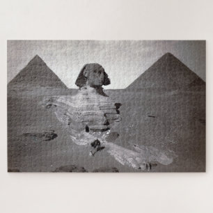 Große Sphinx und Pyramidennekropole von Giza Ägypt Puzzle