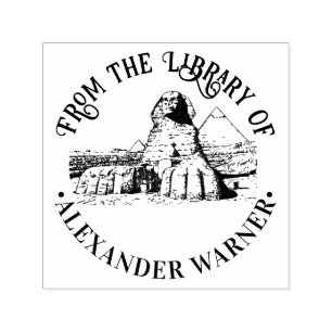 Große Sphinx von Gizeh Ägypten #2 Bibliotheksname Permastempel