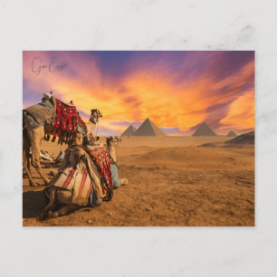 Große Sphinx von Gizeh Ägypten Vintage Geschichte Postkarte