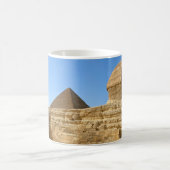 Große Sphinx von Gizeh mit Chephren-Pyramide - Ägy Kaffeetasse (Mittel)