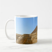 Große Sphinx von Gizeh mit Chephren-Pyramide - Ägy Kaffeetasse (Links)