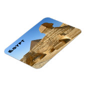 Große Sphinx von Gizeh mit Chephren-Pyramide - Ägy Magnet (Linke Seite)