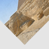 Große Sphinx von Gizeh mit Chephren-Pyramide - Ägy Seidenpapier (Ausschnitt)