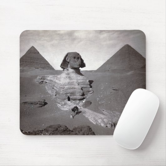 Große Sphinx von Gizeh Necropolis und Pyramiden Mousepad (Mit Mouse)
