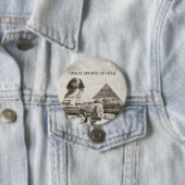 Große Sphinx von Gizeh Pyramide Button (Beispiel)