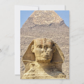 Große Sphinx von Gizeh & Pyramiden Altes Ägypten Einladung