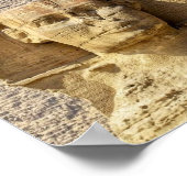 Große Sphinx von Gizeh & Pyramiden Altes Ägypten Poster (Ecke)