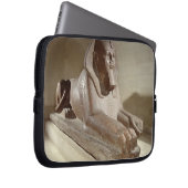 Große Sphinx, von Tanis (Granit) Laptopschutzhülle (Vorne Rechts)