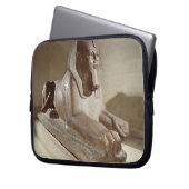 Große Sphinx, von Tanis (Granit) Laptopschutzhülle (Vorderseite Links)