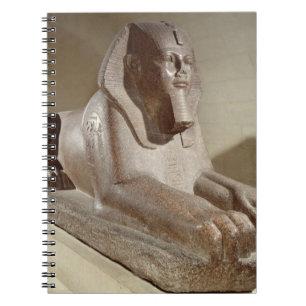 Große Sphinx, von Tanis (Granit) Notizblock