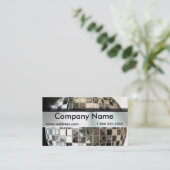 Große Spiegel-Ball-Musikindustrie-Karten Visitenkarte (Stehend Vorderseite)