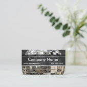 Große Spiegel-Ball-Musikindustrie-Karten Visitenkarte (Stehend Vorderseite)