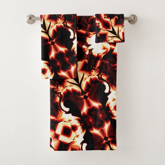 Große Spiegelung von leicht gearbeiteten Formen Badhandtuch Set (Insitu)