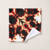 Große Spiegelung von leicht gearbeiteten Formen Badhandtuch Set (Waschlappen)