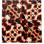 Große Spiegelung von leicht gearbeiteten Formen Duschvorhang (Vorderseite)