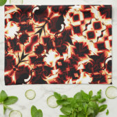 Große Spiegelung von leicht gearbeiteten Formen Geschirrtuch (Gefaltet)