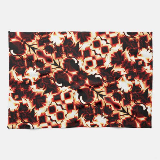 Große Spiegelung von leicht gearbeiteten Formen Geschirrtuch (Horizontal)